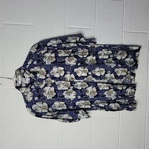 Pierre Cardin Floral men's short sleeve button down shirt